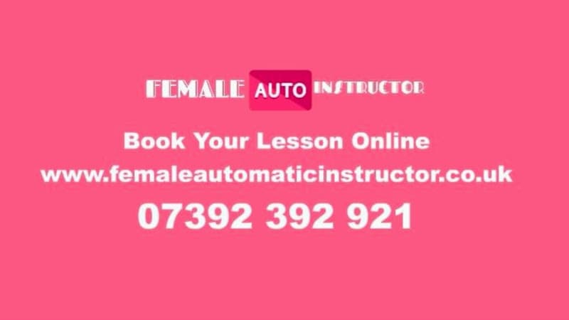 Female Automatic Driving Instructor I Driving Lessons Blackburn